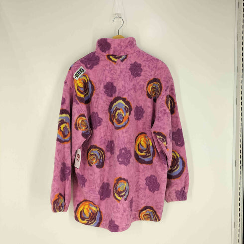 ESTIVO 90s 総柄 フリースプルオーバー メンズ